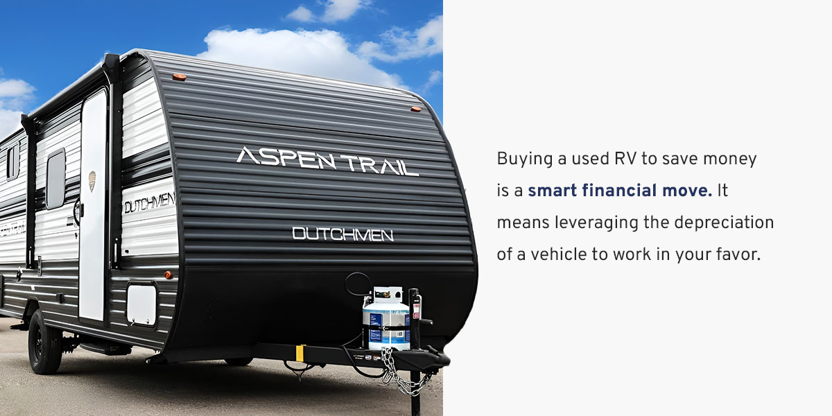 Buying a used RV to save money is a smart financial move. It means leveraging the depreciation of a vehicle to work in your favor.