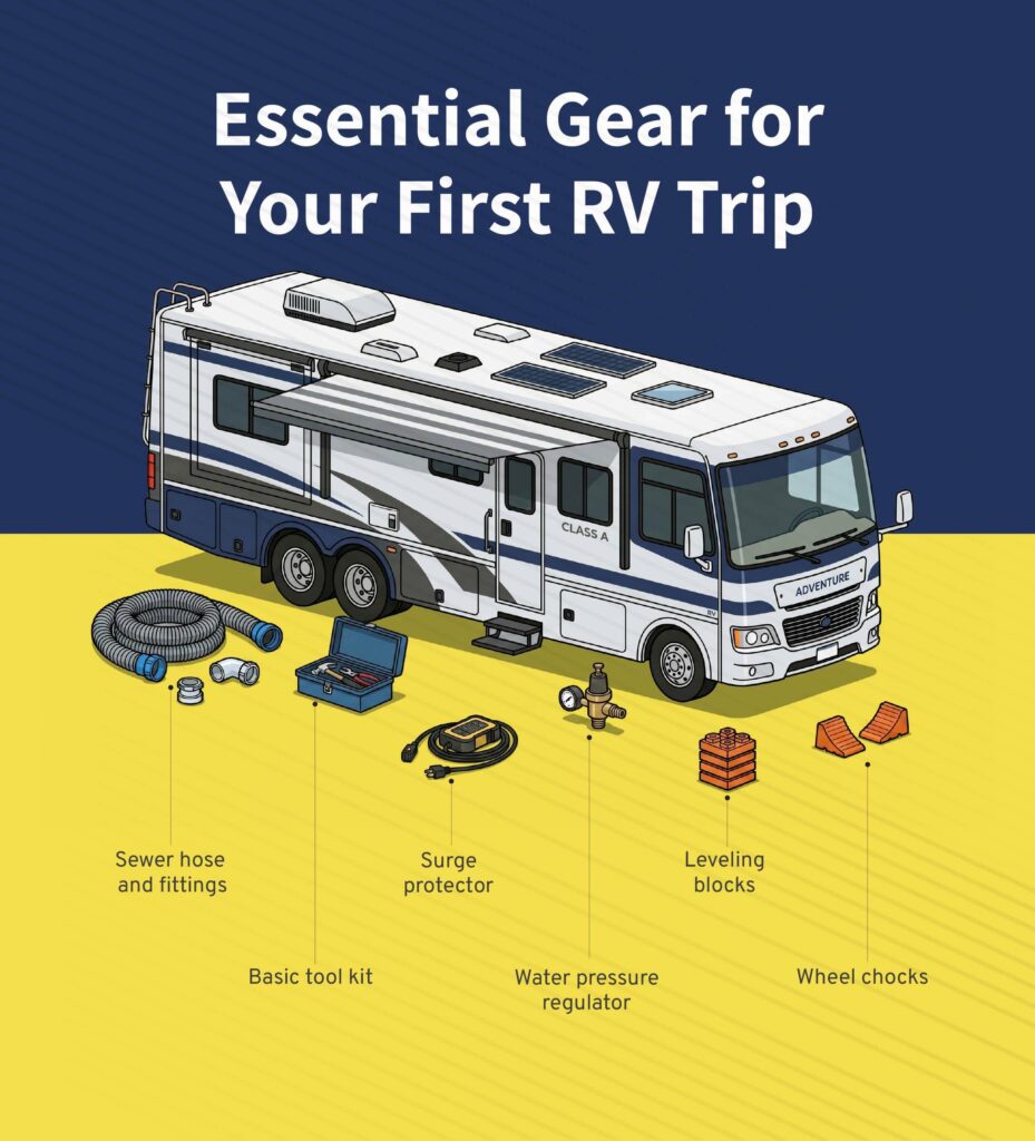 Essential Gear for Your First RV Trip